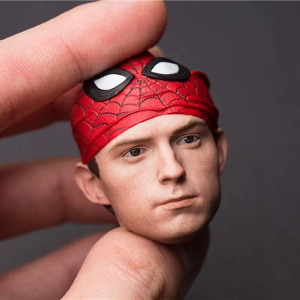 

SOOSOOTOYS 1/6 SSH-001 Male Figure Accessory Little spider Peter Head Sculpt carving Model for 12'' Body