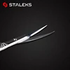 1pc STALEKS Stainless Steel SX-10-1 Eyebrow Scissors Precision Double Eyelid Sticker Scissor Elbow Barb Trimmer Nose Hair Tool 4