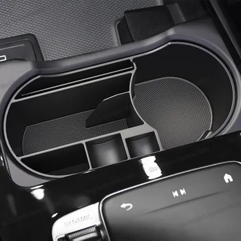 

Lsrtw2017 Abs Car Cup Storage Box for mercedes benz a class a200 2019 2020 2021 w177 A35 A45 A45 S AMG A160 A180 A220 A250