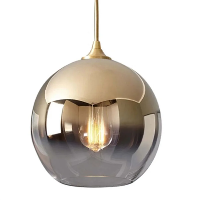 

nordic deco maison glass bedroom restaurant hanging lamp