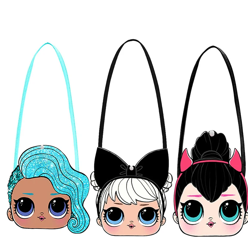 

50cm New LOL Surprise Dolls Shoulder Backpack Children's Girls Cute Anime Cartoon Printing Fashing Small Bag Gifts