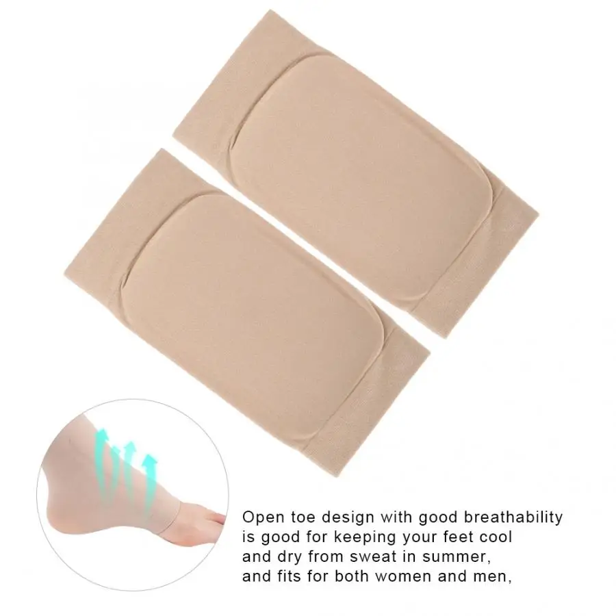 Soft Elastic Ankle Protection Sleeve Silicone Protective Pad Breathable Foot Heel Crack Socks for Sports Foot Care Socks