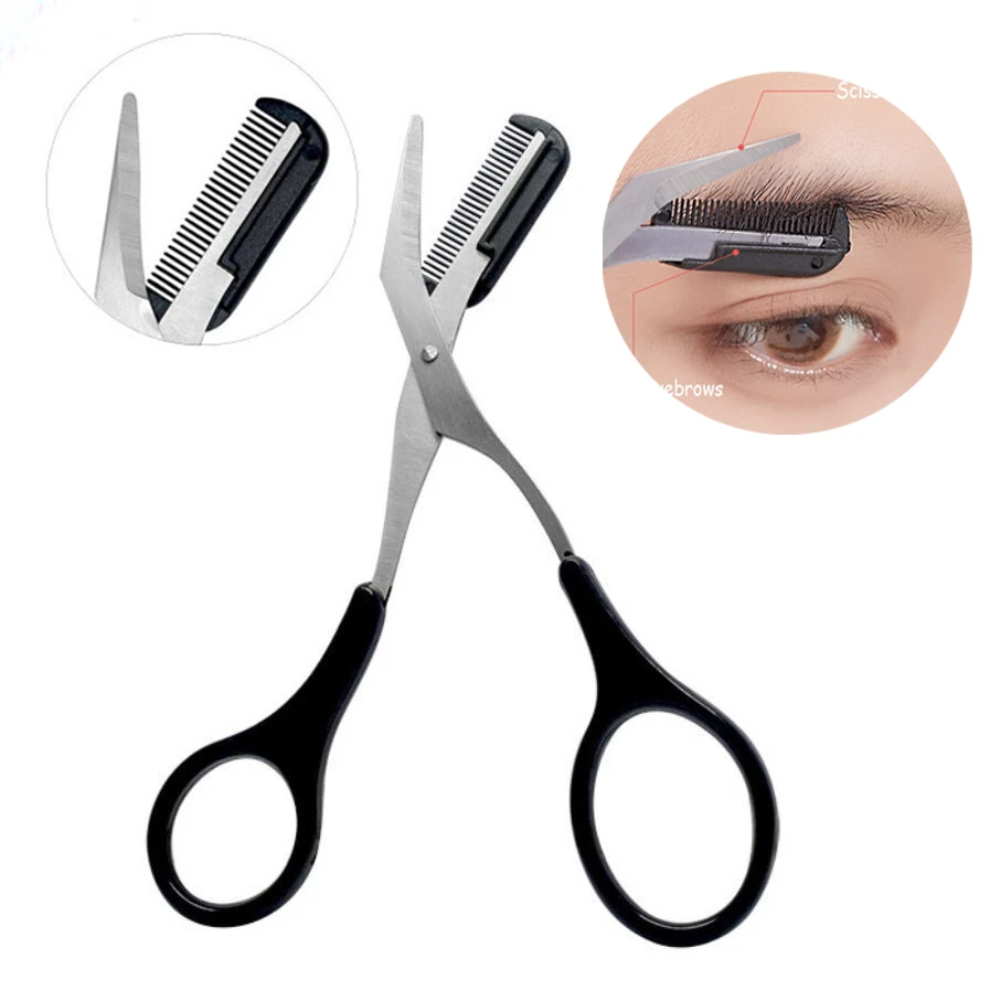 how to use eyebrow trimmer comb