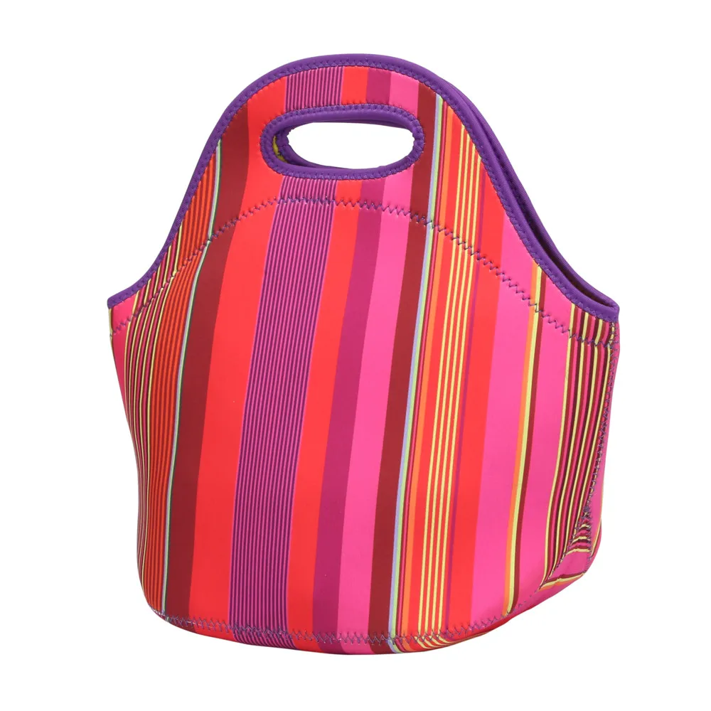 

Neoprene Lunch Bag Food Bag Lunchbox School Child Insulated Solid Color Box Tote Bags For Food Thermal Cooler Lunchbox Hot #R5