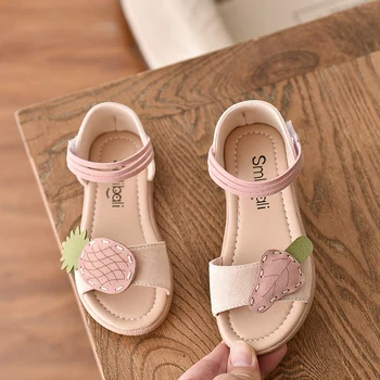 

Kids Sandals Casual Children Kids Shoes Open Toe Summer Sandals Flat Kids Sandals Sweet Beach Shoes Breathable SM087
