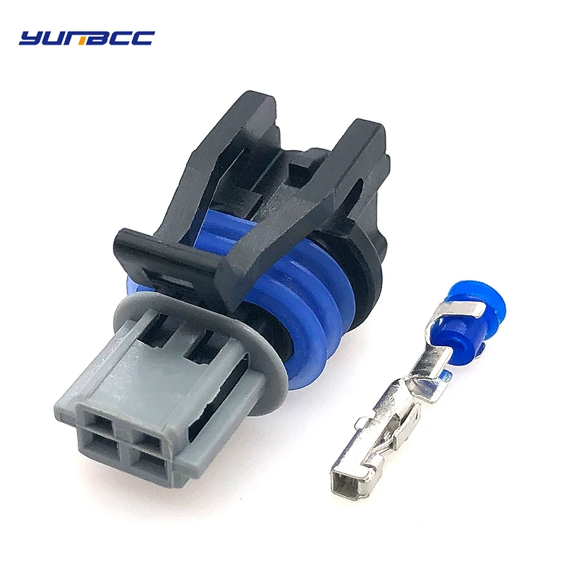 

2 sets 2 Pin/way Delphi Female wire harness Waterproof Automotive Connector 15449027 for GM LS IAT AEM & Haltech IAT