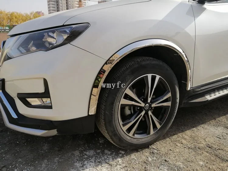 Автомобильное колесо для бровей отделка натирания бамперные полоски Декоративные наклейки для Nissan X-Trail X T32- аксессуары