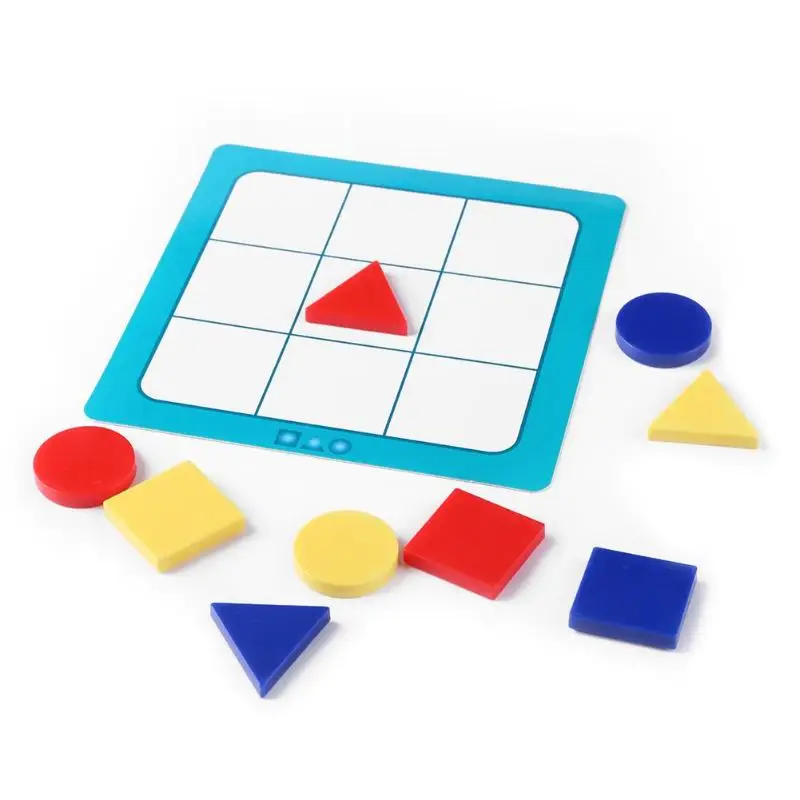 Tangram Wisdom доска ковчега отличный и прочный пластмассовый цементный игровой набор Детская логическая пространственная обучающая игрушка-головоломка