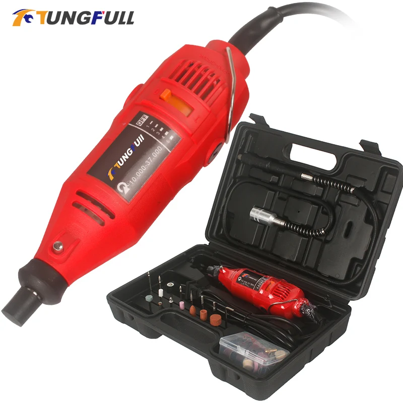 220V Electric Dremel Mini Rotary Tool Mini Electric Drill With Dremel ...