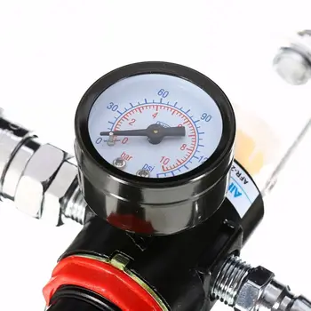 

G1/4 Air Compressor Moisture Water Trap Filter Regulator Separator Tool 130PSI