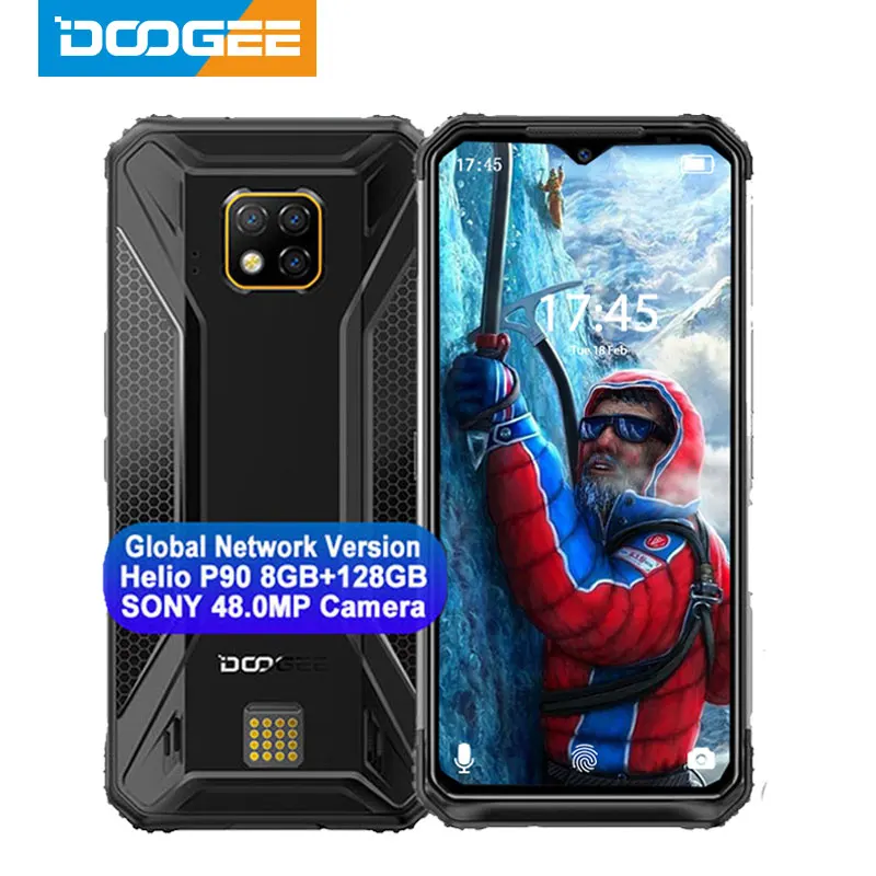

IP68/IP69K DOOGEE S95 Pro Helio P90 Octa Core 8GB 128GB Modular Rugged Mobile Phone 6.3inch Display 5150mAh 48MP Cam Android 9