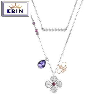 

ERIN High quality SWA, innovative and fashionable classic four leaf grass water drop series Necklace