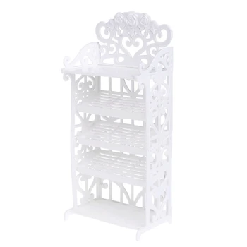 

Newest Doll Shoe Rack House Accessories For Barbie Furniture Children Toys Storage