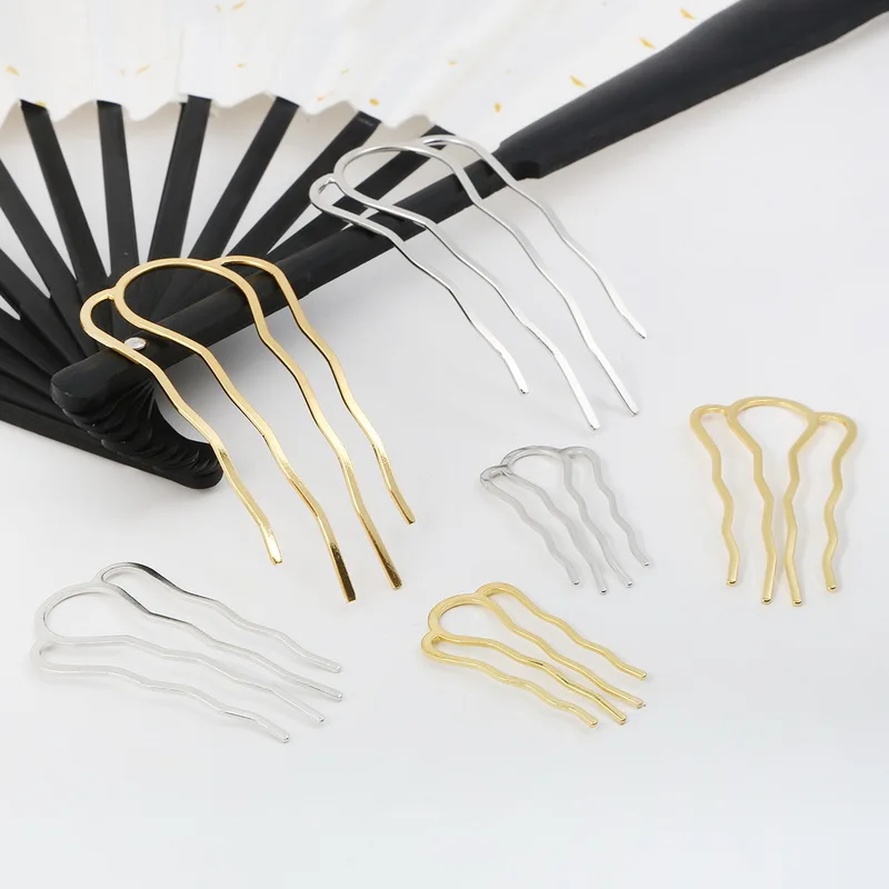 Retro 4 Teeth Comb Hair Accessories Hairpin Vintage Barrette Clip