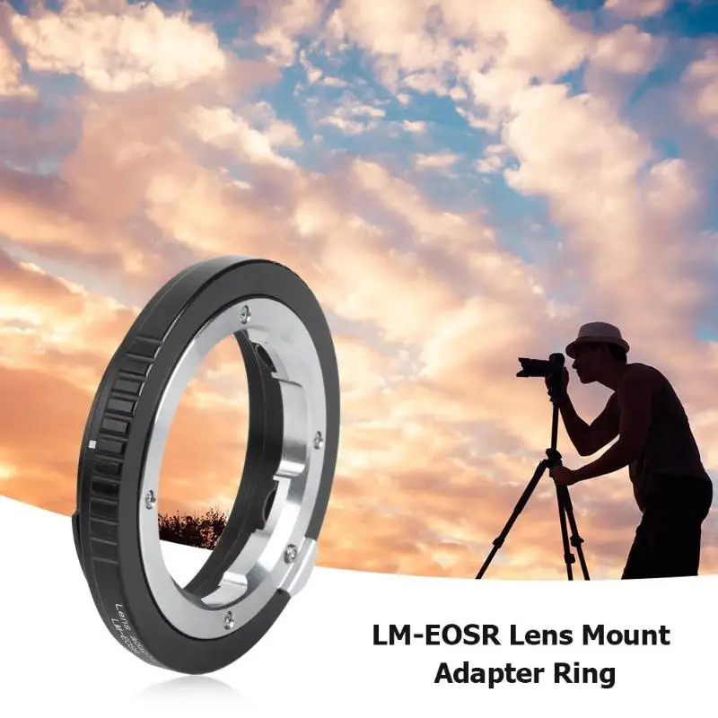 LM-EOS крепление линзы камеры адаптер конвертер для объектива Leica M для Canon EOSR вручную установить диафрагму управления компактный