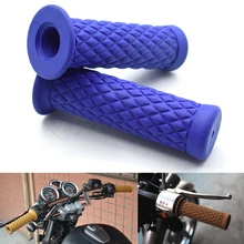 Универсальный 7/" 22 мм Ретро резиновая мотоциклетная ручка 8 цветов доступны для kawasaki suzuki honda yamaha KTM Ducati BMW Triumph