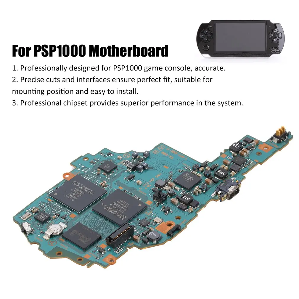  Für Sony PSP 1000 Handheld Konsole Reparatur Motherboard PCB Hauptplatine Ersetzen CO Neue Teile Er