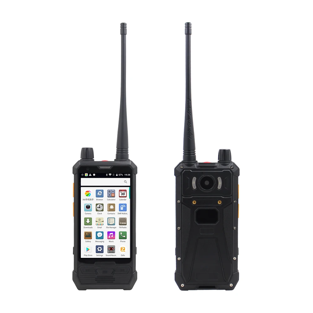 4G LTE сеть рация телефон Zello PTT смартфон 5 Вт Аналоговый и DMR UHF 400-470 МГц двухстороннее радио