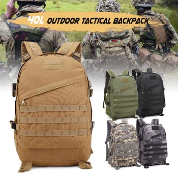 

600D Oxford 40L Tactical Backpack Military Backpack Waterproof Army Rucksack Outdoor Sports Camping Hiking Fishing Hunting Bag