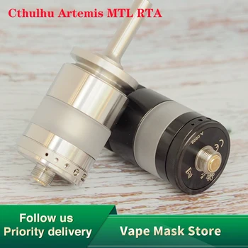 

Original Cthulhu Artemis MTL RTA 2.4ml Capacity Atomizer With 22mm Diameter & Dome-shape Chimney E-cigarette Vape Tank vs Hastur