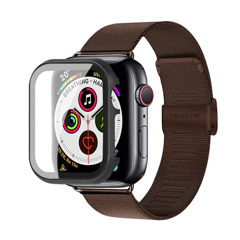 For apple watch band 44mm 40mm 42mm 38mm smart watch pulseira bracelet belt case cover for apple watch 6 watchband