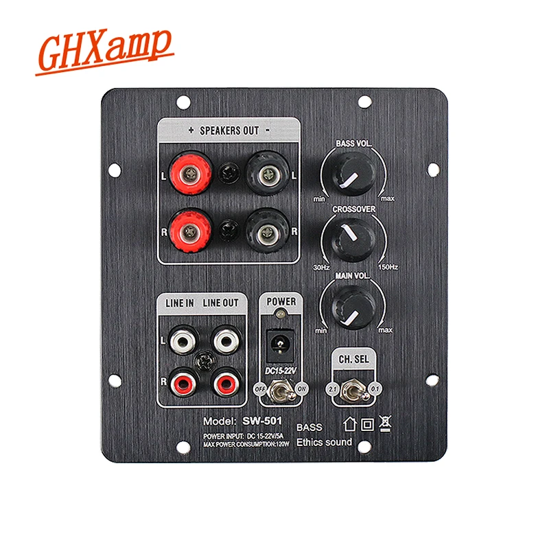 headphone amplifiers GHXAMP 2.1 Subwoofer Speaker Amplifier Board TPA3118 Audio 30W*2 +60W Sub AMP With Independent 2.0 Output voice amplifier