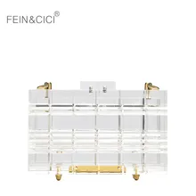 Прозрачный акриловый клатч, женская прозрачная сумка, пластиковая коробка, сумка в Дубае, для девушек, Ретро стиль, вечерняя сумочка,, новая летняя сумка