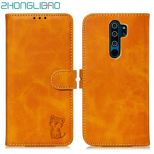 US $4.23 3D Embossing Cute Cat Flip Leather Case for Xiaomi Redmi Note 8 Pro Magnetic Wallet Cover Xiomi Xia