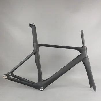 

2021 new EPS technology fixed gear Fixed Gear bicycle Frameset 25c tire single speed carbon frame FM279 BSA bottom bracket