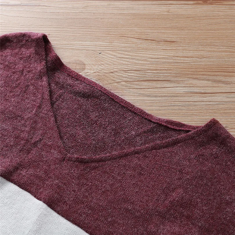 Ruched Knit Sweater Women Long Sleeve Slim Sexy Sweater V Neck Pullover Solid sWEATER Winter Spring Jersey Mujer 40OCT281