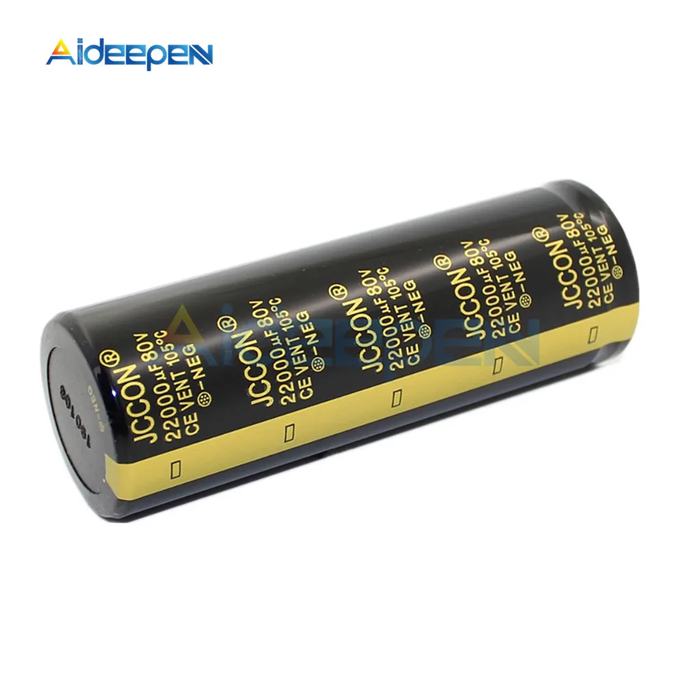 80V 22000 мкФ Алюминий электролитический конденсатор с алюминиевой крышкой, 35X100 мм 80v22000uf высокая частота низкая ESR