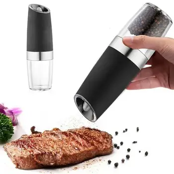 

Gravity Induction Grinder Electric Pepper Mill Salt Pepper Grinder Practical Spice Grinder Mills Moedor De Pimenta Kitchen Tools