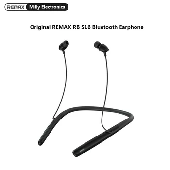 

REMAX RB S16 Neckband Bluetooth Sport Earphone Noise Cancelling Earbuds Lightweight Design With HD Mic For Long Time Standby