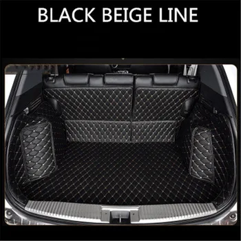 

Custom leather Car Trunk Mats For SEAT Arona Leon 2017-2019 Rear Trunk Floor Mat Tray Carpet