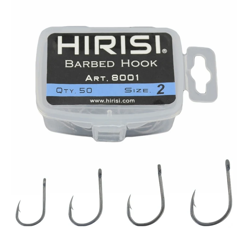 50 Pcs/lot Sea Offset Hook 2# 4# 6# 8# Carp Fishing Set Soft Bait Single Barbed Hooks Crank Boxed Accessories | Спорт и развлечения
