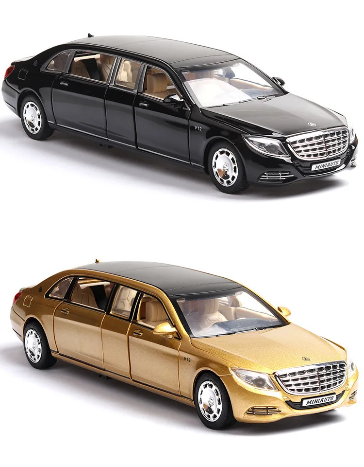 Литая модель автомобиля 1:32 Масштаб Maybach S650 сплав модель автомобиля моделирование Расширенный выпуск модель автомобиля детская игрушка украшение автомобиля