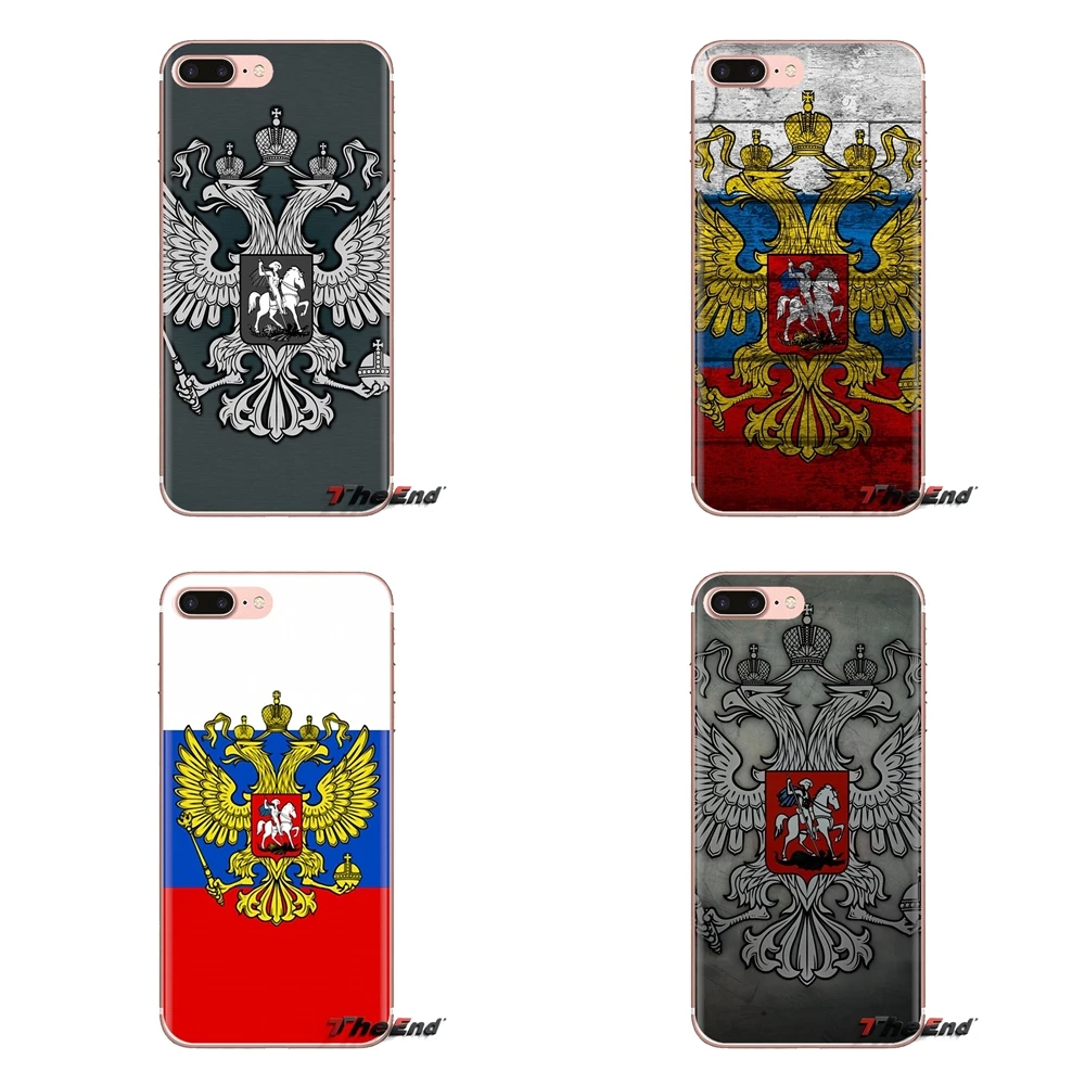 Силиконовый кожаный чехол для телефона Российской Федерации эмблема флага Xiaomi