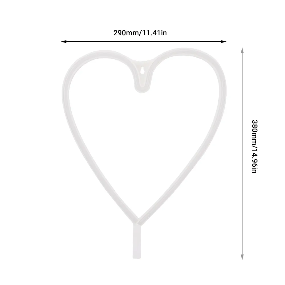 Украшение для свадебной вечеринки светодиодный неоновый светильник знак сердце любовь Романтический День святого Валентина подарки фестиваль светильник ing Рождество домашний декор