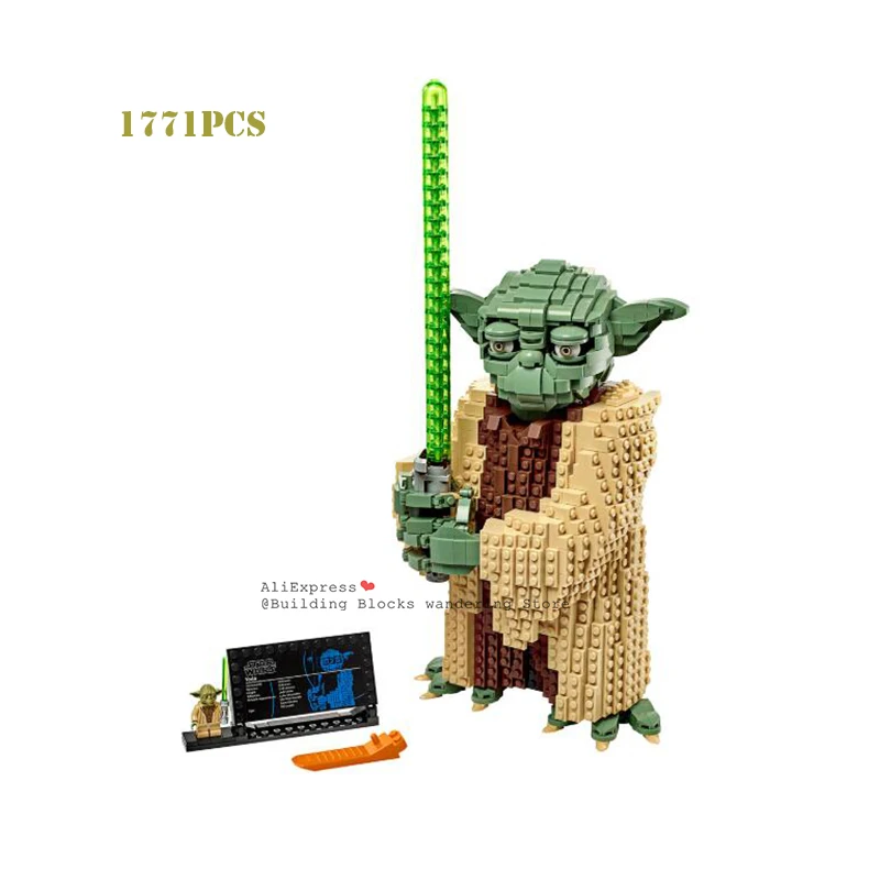 

Star Wars legoinglys Series Yoda Building Blocks Bricks Toys Children's Christmas gift Compatible with 75255