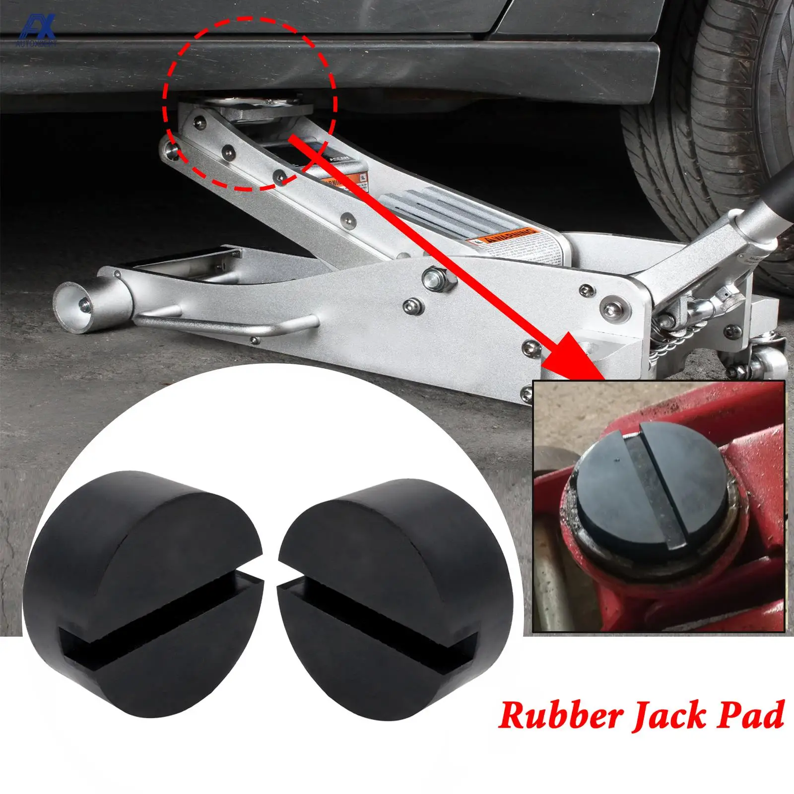Jacks Wakauto Jack Pad Adapter Universal Slotted Frame Jack Stands