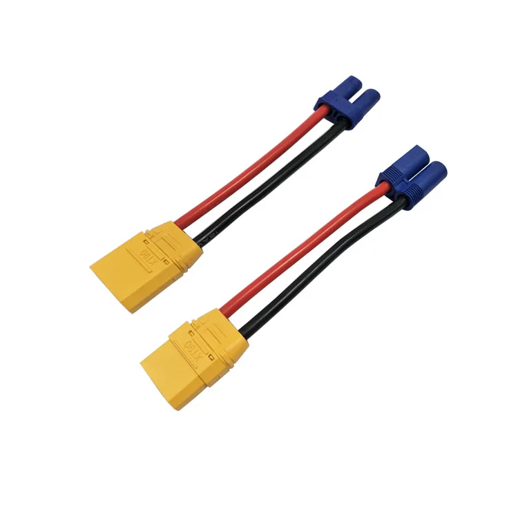 

Aimaisi XT90 Plug Go EC5 Plug Adapter Cable Converter Cable 12 # Silica Gel Line