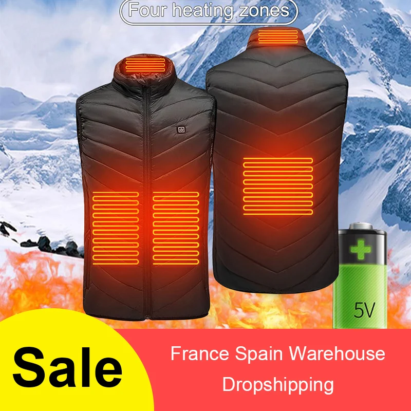 

Heating Vest Usb Charging Heating Warm Vest Three-Speed Control Temperature Maximum Temperature 45°c Outdoor Camping HikingGolf