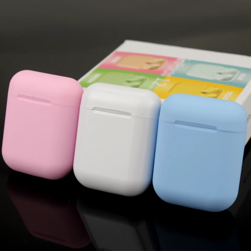 Оригинальные наушники Macaron 12 tws, Bluetooth 5,0, беспроводные наушники, сенсорный всплывающий спортивный наушник, головной убор для смартфона