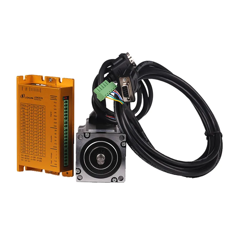 

LCDA357H+LC57H355 stepper driver 18-50V DC closed loop motor
