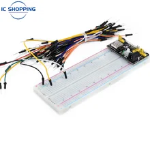 NEW MB-102 Breadboard 830 Point Weldless Prototype PCB Board Kit Is Used for Arduino Proto Shield Distribution Connections
