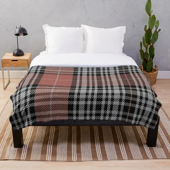 

Napier Rose Tartan Throw Blanket Soft Sherpa Blanket Bed Sheet Single Knee Blanket Office Nap Blanket
