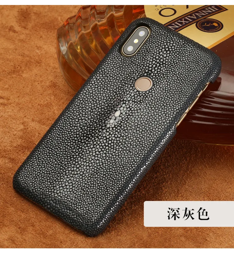 Phone Case For Xiaomi Mi 8 9se 9T A1 A2 A3 lite Max 2 Mix 2s 3 poco F1 Natural Pearl Fish skin For Redmi Note 4 4X 4A 5 6 7 Pro