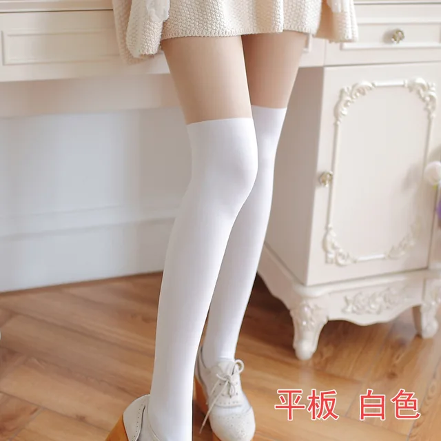 Japanese Velvet Fake High-top Womens Pantyhose