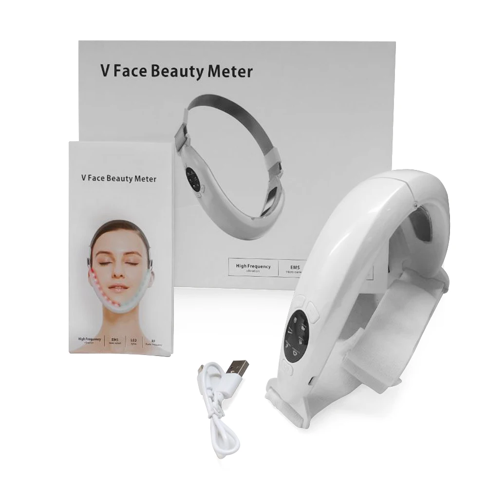 Facial Massager Machine,electric Massage Beauty Instrument V Face Vibration  Instrument Fff