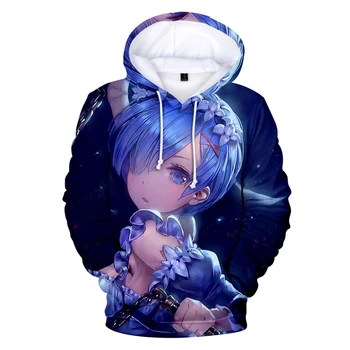 

ReZERO Hoodies sweatshirts for men/women long sleeve autumn warm pullovers in kids high street popular game 3D print hoodies